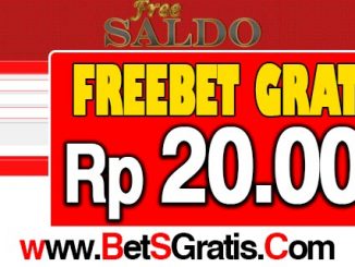 Freesaldo Freebet Gratis Rp 20.00 Tanpa Deposit