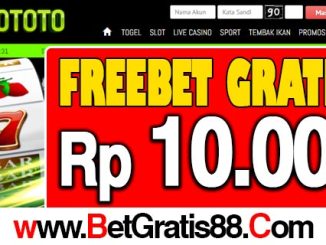 UfoToto Freebet Gratis Rp 10.000 Tanpa Deposit